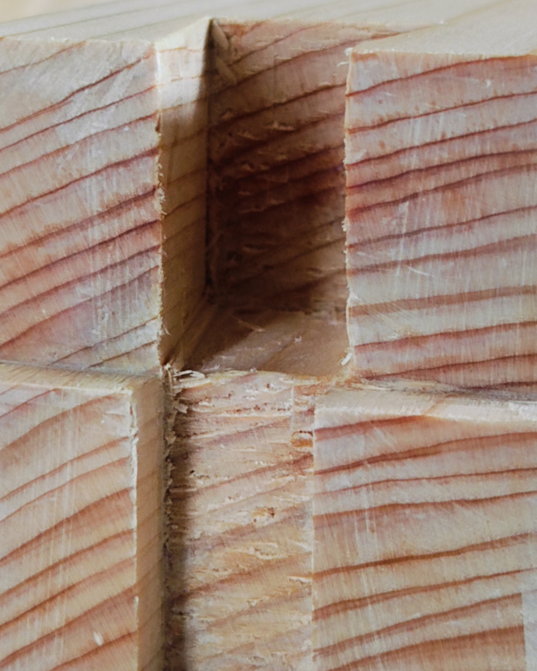 継手インテリアの断面