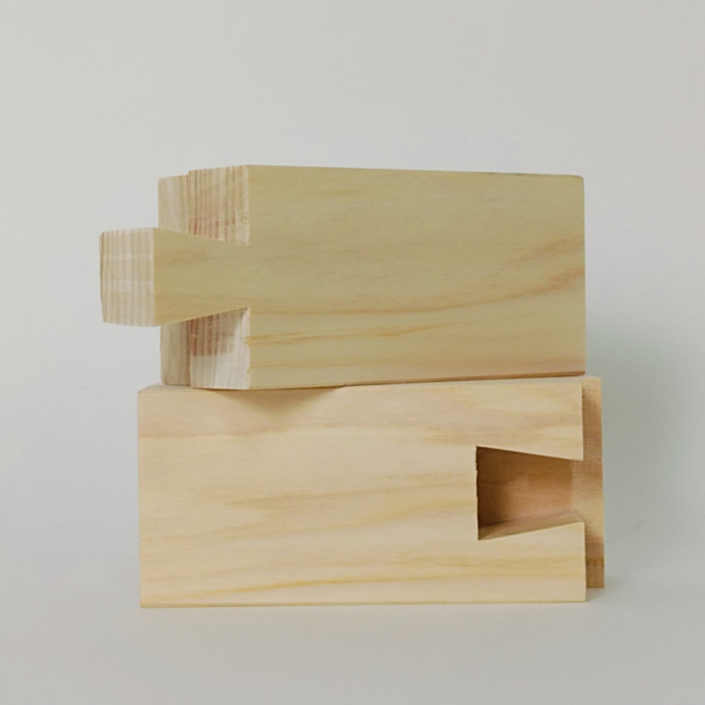 継手インテリア ヒノキ 木製インテリア オブジェ 木工品 職人技
