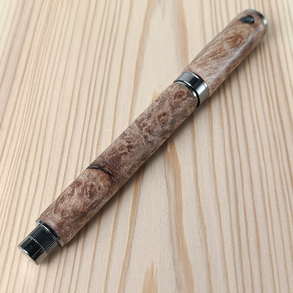 スタビライズドウッド 万年筆 ブラウンベージュ