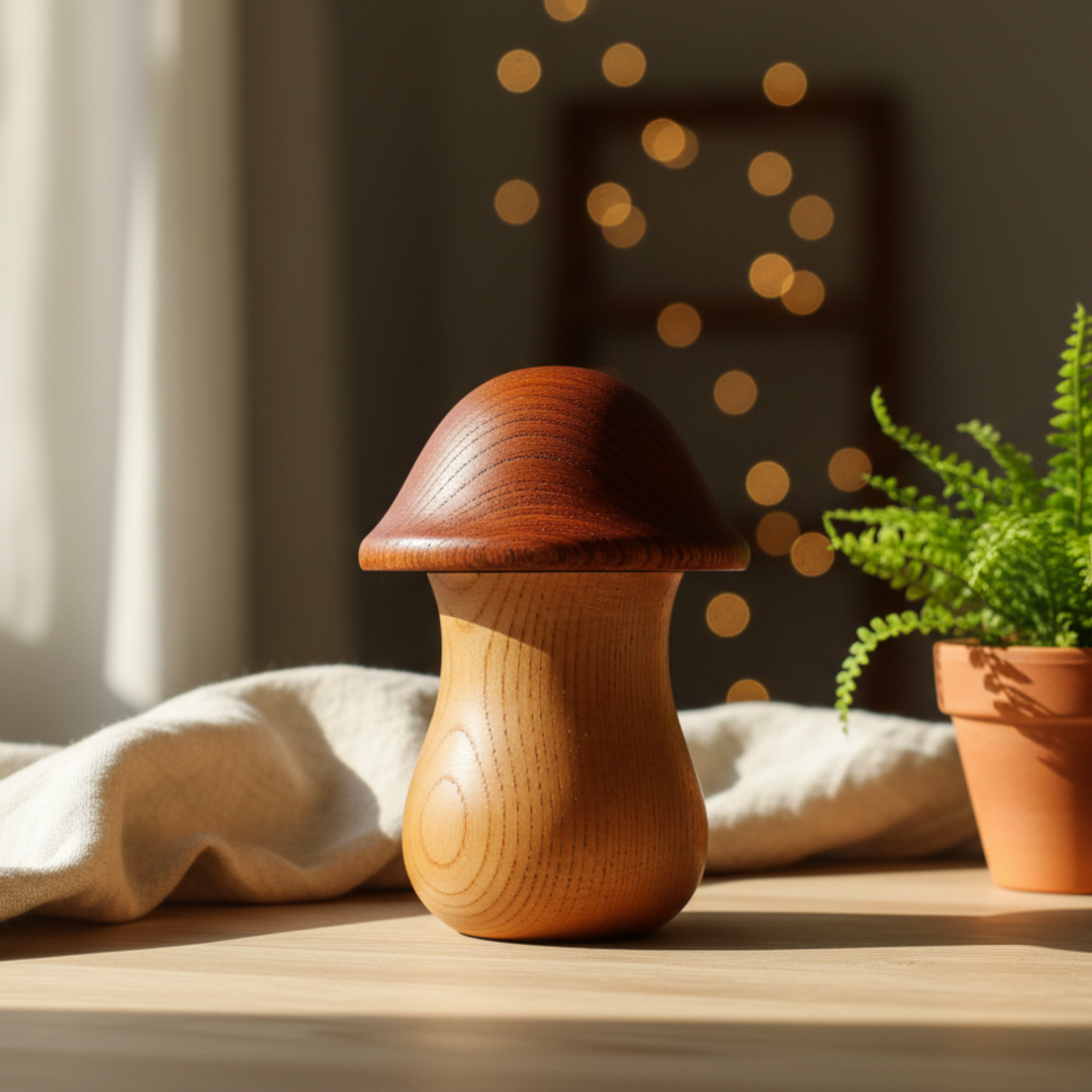 きのこのおうち │ 愛嬌たっぷりな、きのこ型の縦型小物入れ